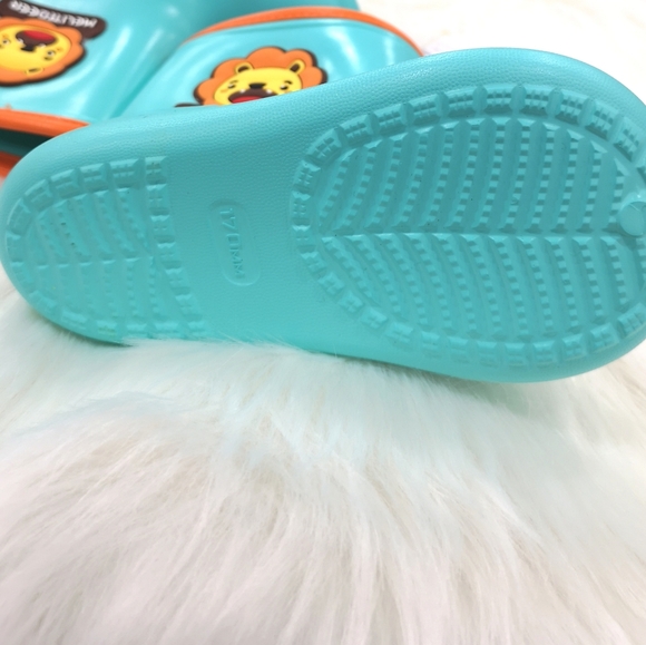 😍*Brand New* Rain boots for Kids, Green Comfortable Cartoon Cute Rain Shoes - Picture 3 of 8